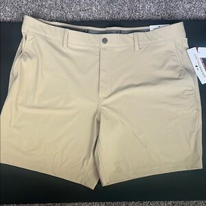 Grand Slam Men's Beige Cargo Shorts